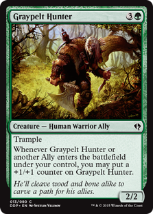 Graypelt Hunter (Duel Decks: Zendikar vs Eldrazi) Near Mint