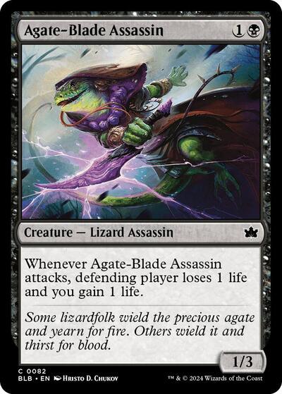 Agate-Blade Assassin (Bloomburrow) Near Mint