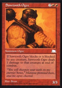 Sawtooth Ogre (Weatherlight) Light Play - Nick Nack's Full Frontal Attack