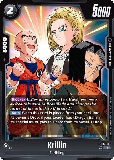 Krillin (Wish For Shenron) Near Mint Holofoil - Nick Nack's Full Frontal Attack