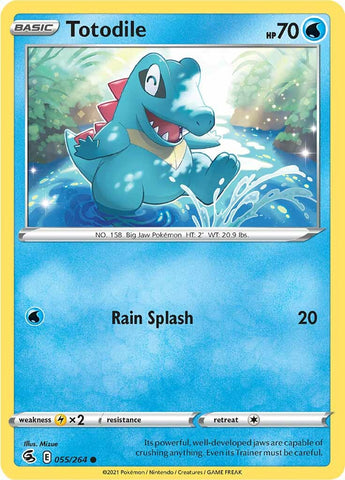 Totodile (055/264) [Espada y escudo: Golpe de fusión] 