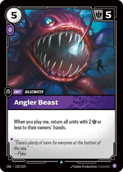 Angler Beast (Unleashed) Near Mint Foil