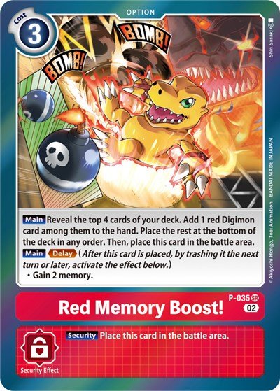 Red Memory Boost! (Resurgence Booster Reprint) (Resurgence Booster) Near Mint - Nick Nack's Full Frontal Attack