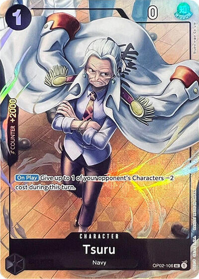 Tsuru (Premium Card Collection -Best Selection Vol. 1-) (One Piece Promotion Cards) Near Mint Foil