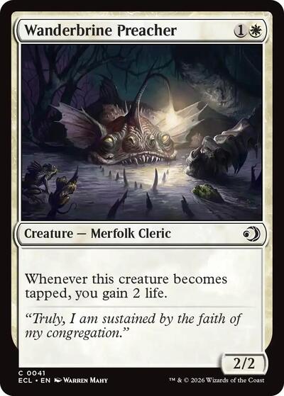 Wanderbrine Preacher (Lorwyn Eclipsed) Near Mint - Nick Nack's Full Frontal Attack