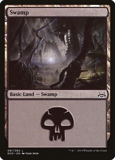 Swamp (61) (Divine vs Demonic) (Duel Decks: Anthology) Near Mint - Nick Nack's Full Frontal Attack