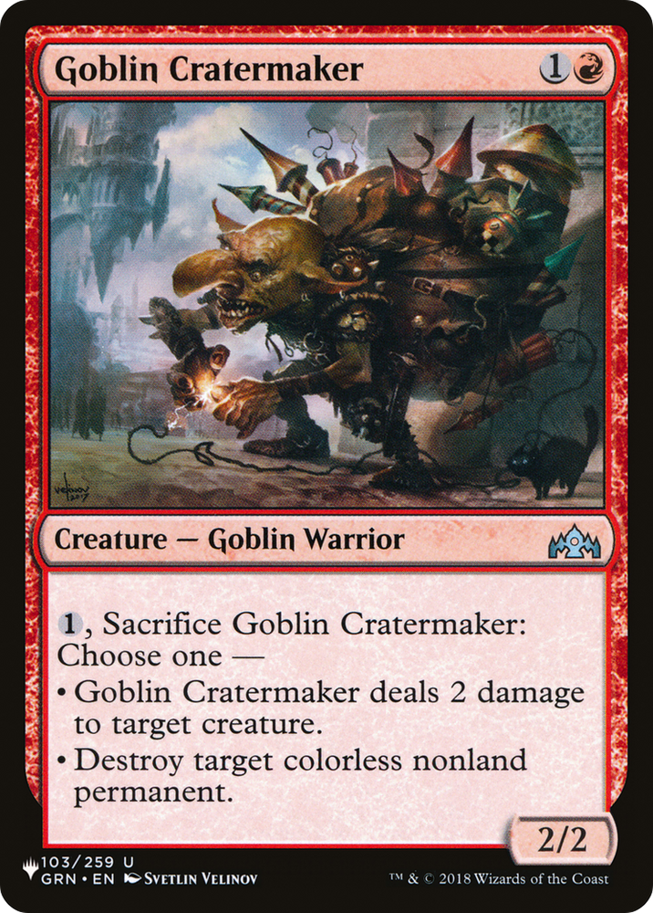 Goblin Cratermaker [The List]