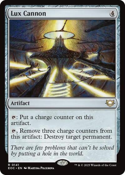 Lux Cannon (Commander: Edge of Eternities) Near Mint - Nick Nack's Full Frontal Attack