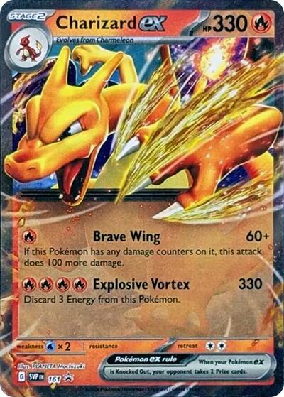 Charizard ex - 161 (SV: Scarlet & Violet Promo Cards) Light Play Holofoil
