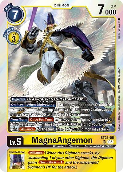 MagnaAngemon (Starter Deck 21: Hero of Hope) Near Mint Foil - Nick Nack's Full Frontal Attack