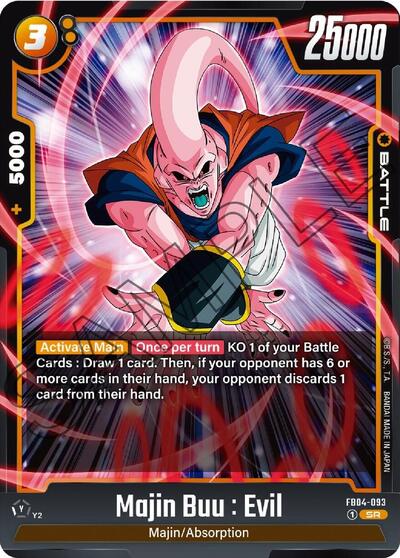 Majin Buu : Evil FB04-093 (Ultra Limit) Near Mint Holofoil