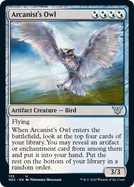 Arcanist's Owl (Commander: Kamigawa: Neon Dynasty) Near Mint