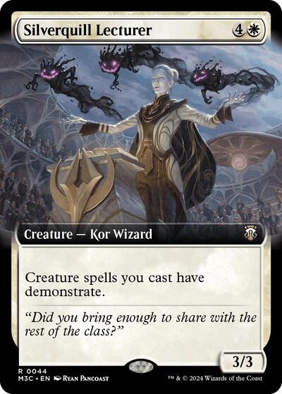 Silverquill Lecturer (Extended Art) (Commander: Modern Horizons 3) Near Mint - Nick Nack's Full Frontal Attack