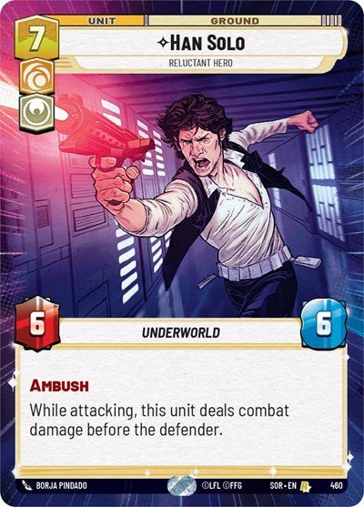 Han Solo Relunctant Hero (Hyperspace) (Spark of Rebellion) Near Mint - Nick Nack's Full Frontal Attack