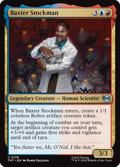 Baxter Stockman (Teenage Mutant Ninja Turtles) Near Mint Foil