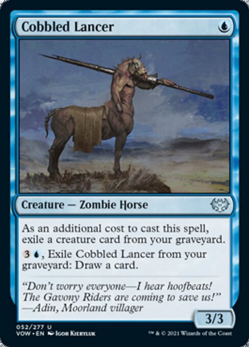 Cobbled Lancer (Innistrad: Crimson Vow) Near Mint - Nick Nack's Full Frontal Attack