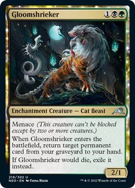 Gloomshrieker (Kamigawa: Neon Dynasty) Near Mint - Nick Nack's Full Frontal Attack