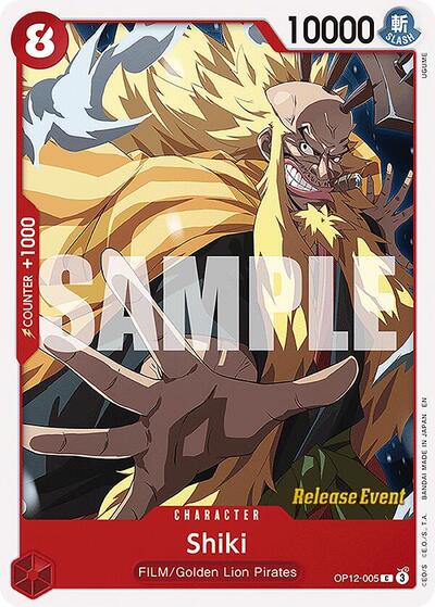 Shiki (Legacy of the Master Release Event Cards) Near Mint - Nick Nack's Full Frontal Attack