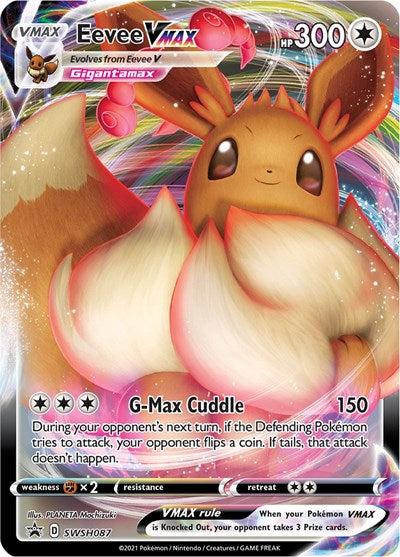 Eevee VMAX - SWSH087 (SWSH: Sword & Shield Promo Cards) Near Mint Holofoil