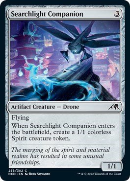 Searchlight Companion (Kamigawa: Neon Dynasty) Near Mint - Nick Nack's Full Frontal Attack