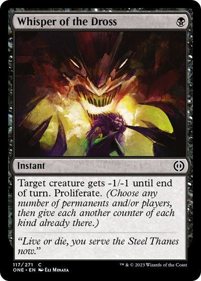 Whisper of the Dross (Phyrexia: All Will Be One) Near Mint - Nick Nack's Full Frontal Attack