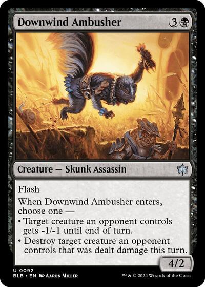 Downwind Ambusher (Bloomburrow) Near Mint