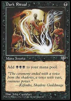 Dark Ritual (Mirage) Heavy Play - Nick Nack's Full Frontal Attack