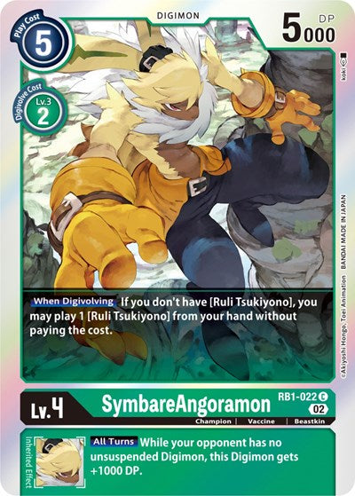 SymbareAngoramon (Resurgence Booster) Near Mint Foil