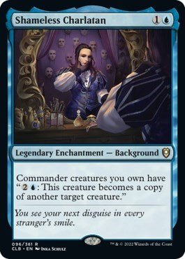 Shameless Charlatan (Commander Legends: Battle for Baldur's Gate) Near Mint - Nick Nack's Full Frontal Attack