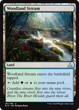 Woodland Stream (Rivals of Ixalan) Near Mint - Nick Nack's Full Frontal Attack