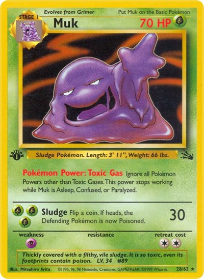 Muk (28) (Fossil) Light Play Unlimited