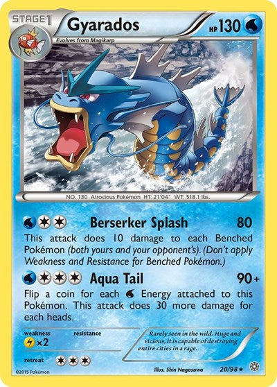Gyarados (20) (XY - Ancient Origins) Near Mint