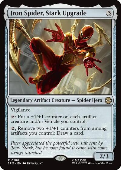 Iron Spider, Stark Upgrade (Marvel's Spider-Man) Near Mint Foil - Nick Nack's Full Frontal Attack