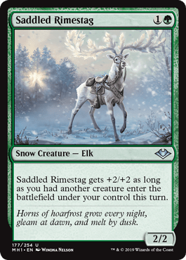 Saddled Rimestag (Modern Horizons) Near Mint - Nick Nack's Full Frontal Attack