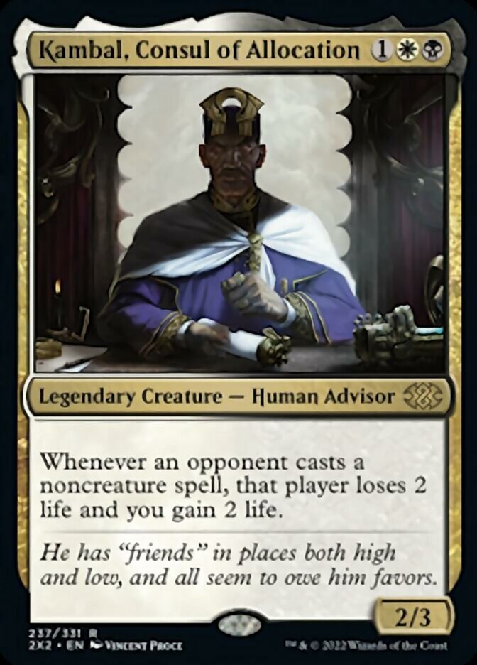 Kambal, Consul d'attribution [Double Master 2022] 