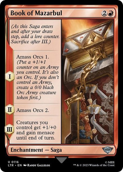 Book of Mazarbul (Universes Beyond: The Lord of the Rings: Tales of Middle-earth) Near Mint