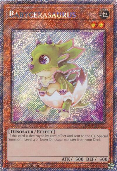 Babycerasaurus (Platinum Secret Rare) (Quarter Century Stampede) Near Mint 1st Edition