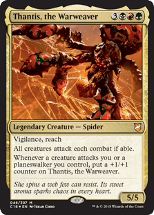 Thantis, the Warweaver (Commander 2018) Near Mint Foil - Nick Nack's Full Frontal Attack