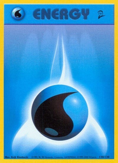 Water Energy (Base Set 2) Light Play - Nick Nack's Full Frontal Attack