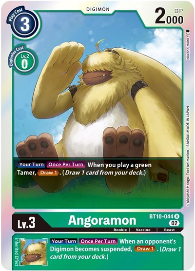 Angoramon (Xros Encounter) Near Mint Foil