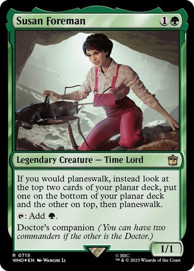 Susan Foreman (Surge Foil) (Universes Beyond: Doctor Who) Near Mint Foil - Nick Nack's Full Frontal Attack