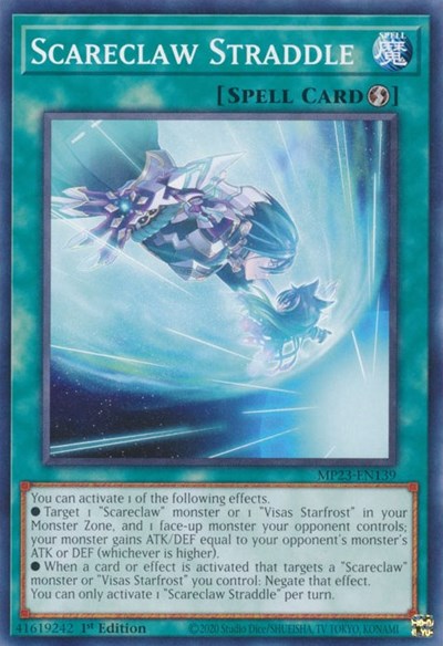 Scareclaw Straddle (25th Anniversary Tin: Dueling Heroes Mega Pack) Light Play 1st Edition