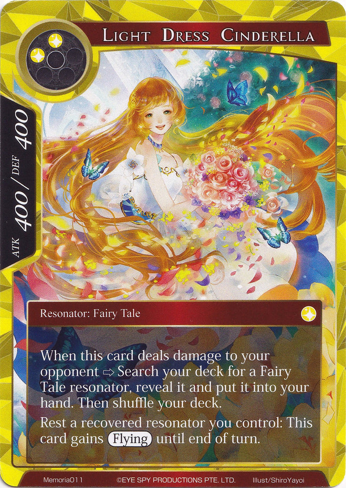 Light Dress Cinderella (Memoria011) [Alice Origin Memoria Cards]