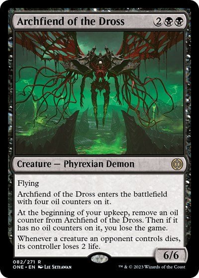 Archfiend of the Dross (Phyrexia: All Will Be One) Near Mint - Nick Nack's Full Frontal Attack