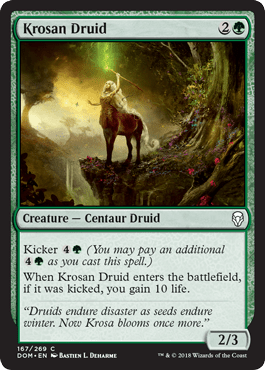 Krosan Druid (Dominaria) Near Mint - Nick Nack's Full Frontal Attack