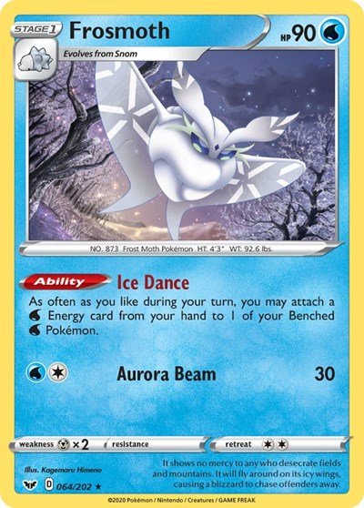 Frosmoth - 064/202 (Non - Holo) (Deck Exclusives) Near Mint - Nick Nack's Full Frontal Attack