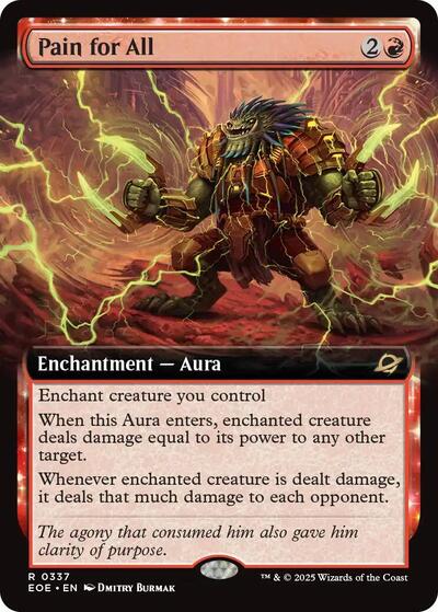 Pain for All (Extended Art) (Edge of Eternities) Near Mint Foil