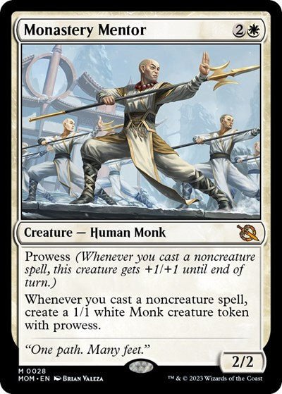 Monastery Mentor (March of the Machine) Near Mint Foil - Nick Nack's Full Frontal Attack