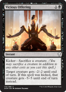 Vicious Offering (Dominaria) Near Mint - Nick Nack's Full Frontal Attack