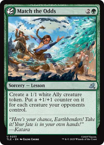 Match the Odds (Avatar: The Last Airbender: Eternal - Legal) Near Mint - Nick Nack's Full Frontal Attack